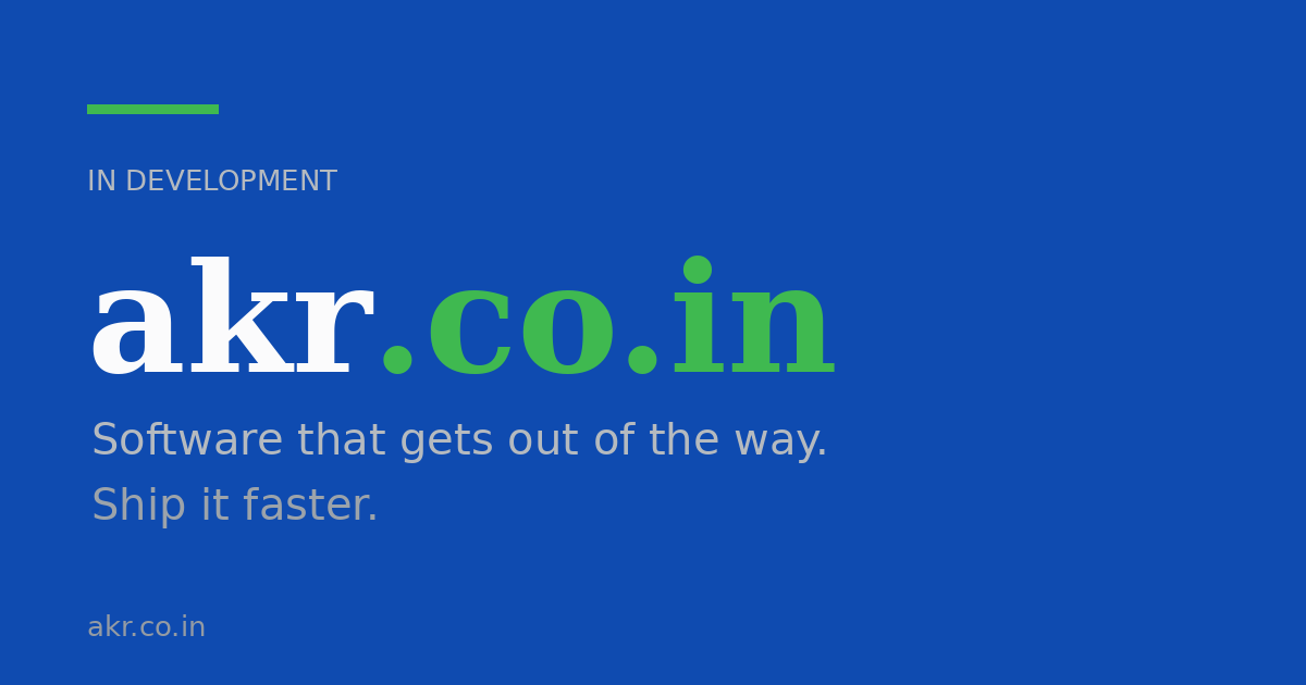 Link preview image for akr.co.in